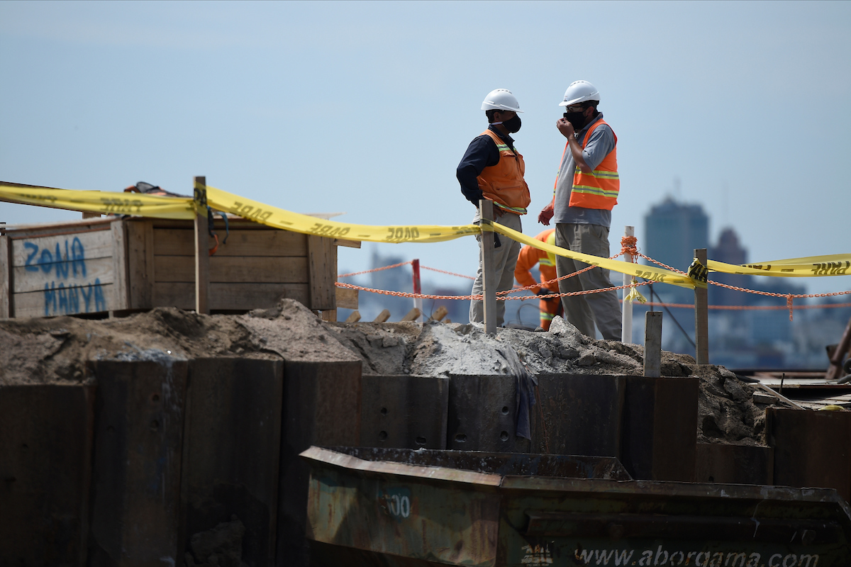 Obreros de la construcción