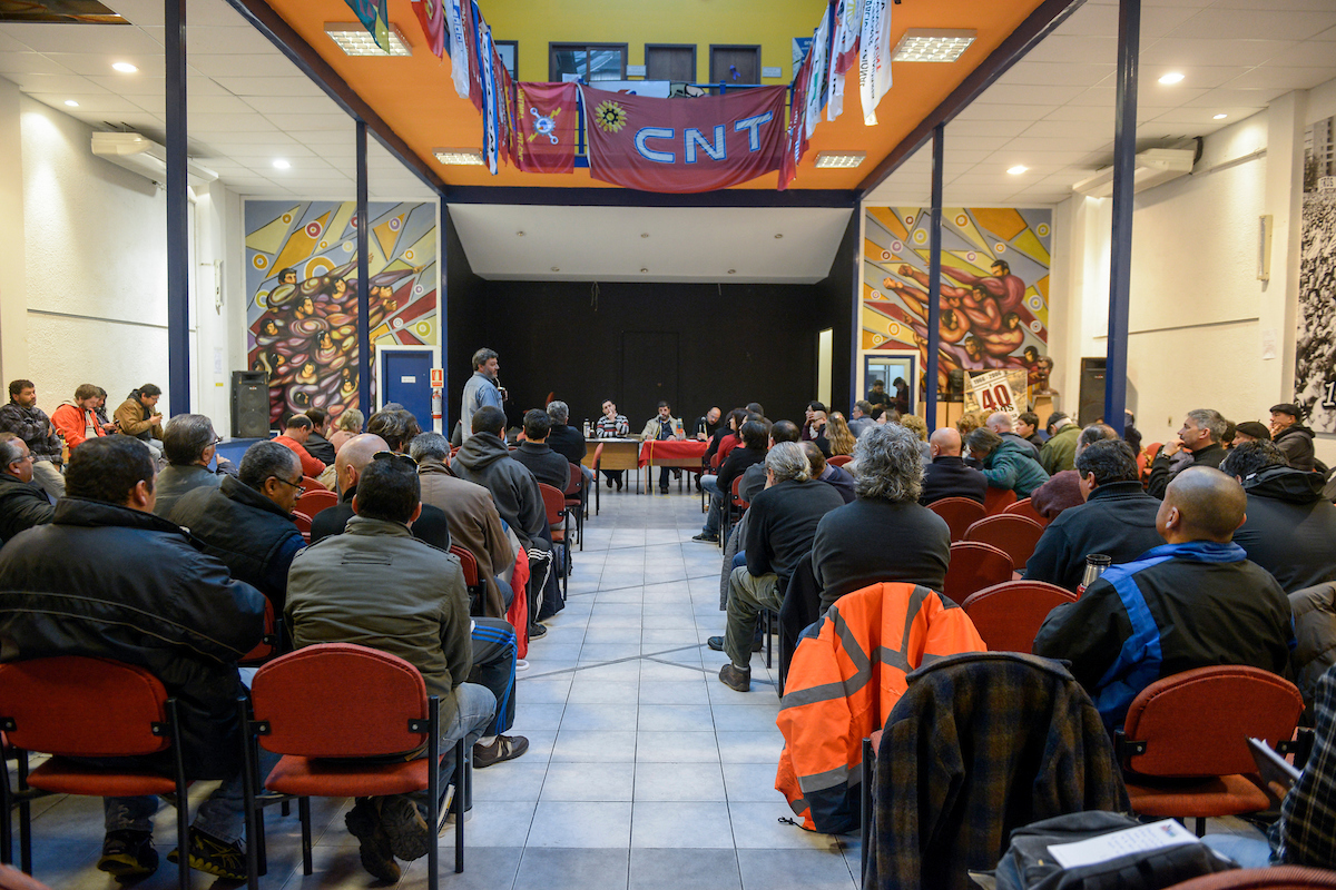 Mesa representativa del PIT-CNT