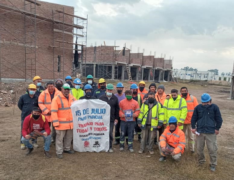 Trabajadores del Sindicato de la Construcción