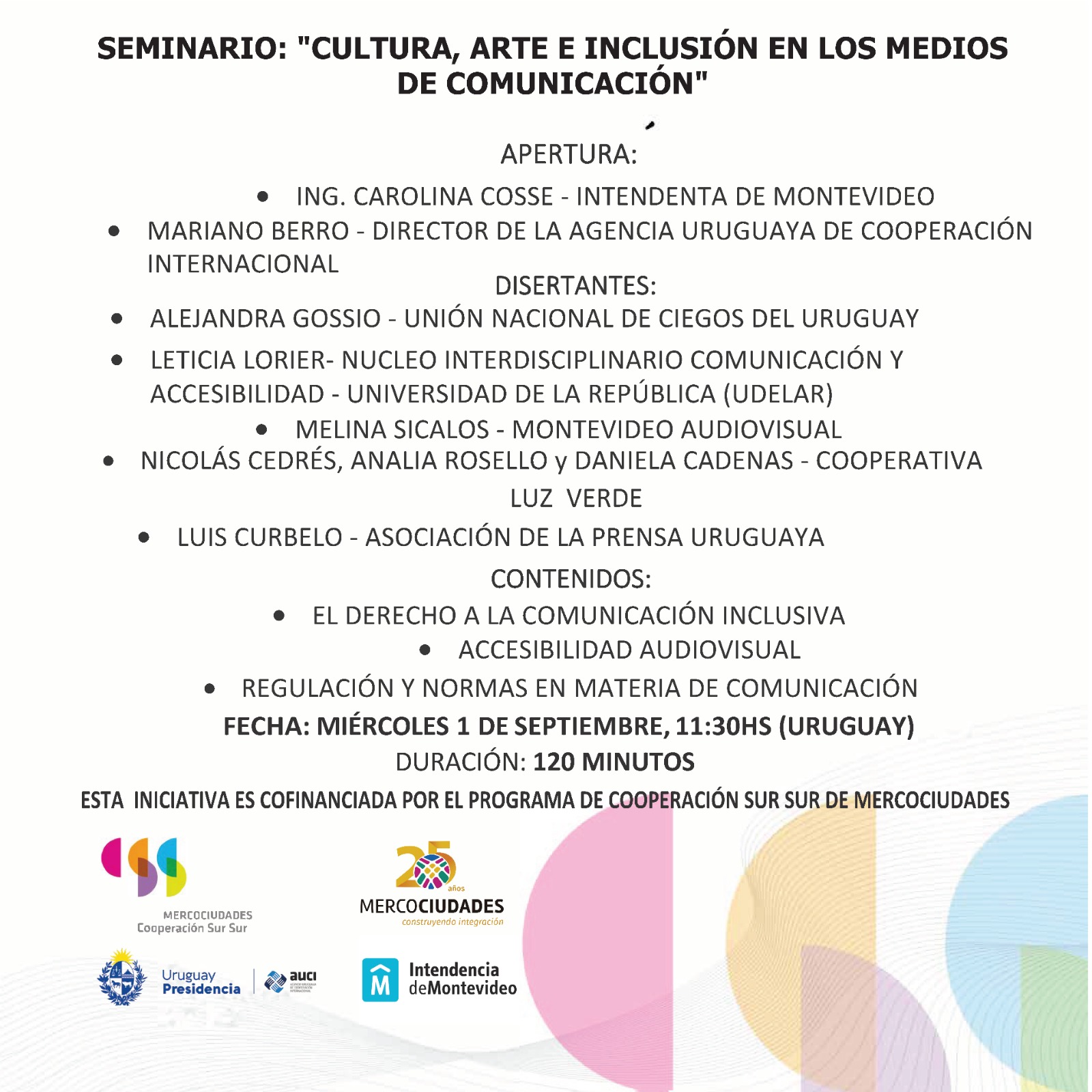 afiche del evento