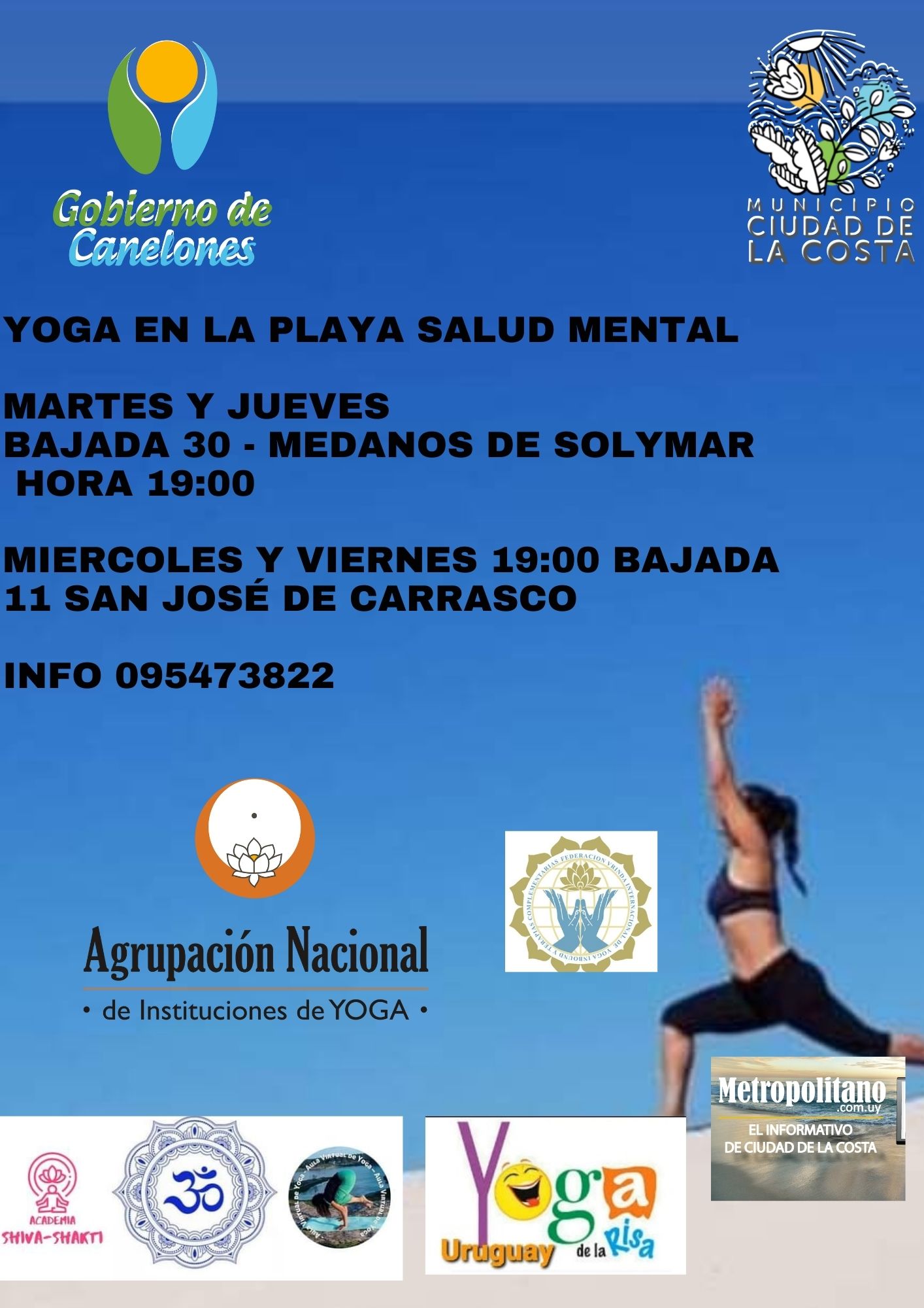 yoga en la playa