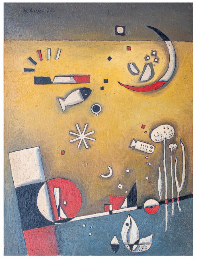 Obra al oleo de Berta Luisi