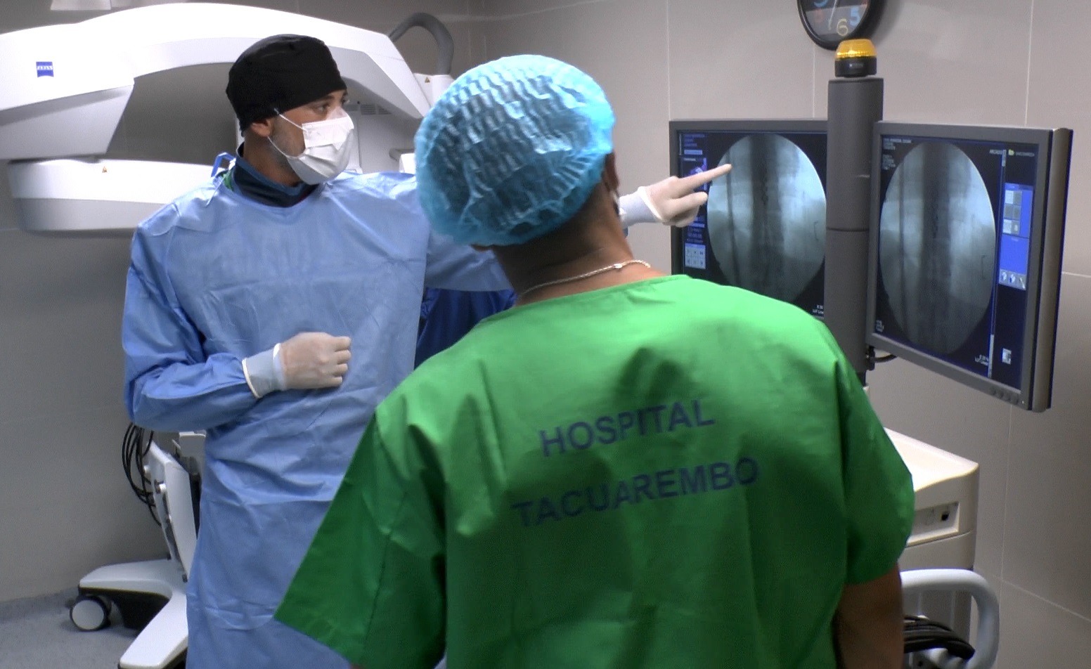 Operación en el Hospital de Tacuarembó  