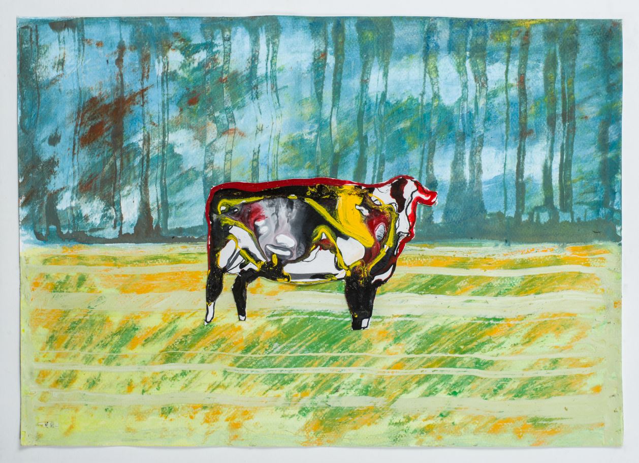 ¨Una imagen imperturbable¨ Técnica Mixta. 