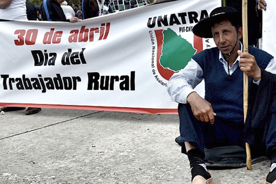 Movilización por el dia del trabajador rural