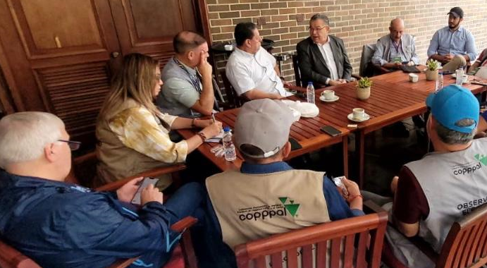 Observadores de la COPPPAL en Venezuela
