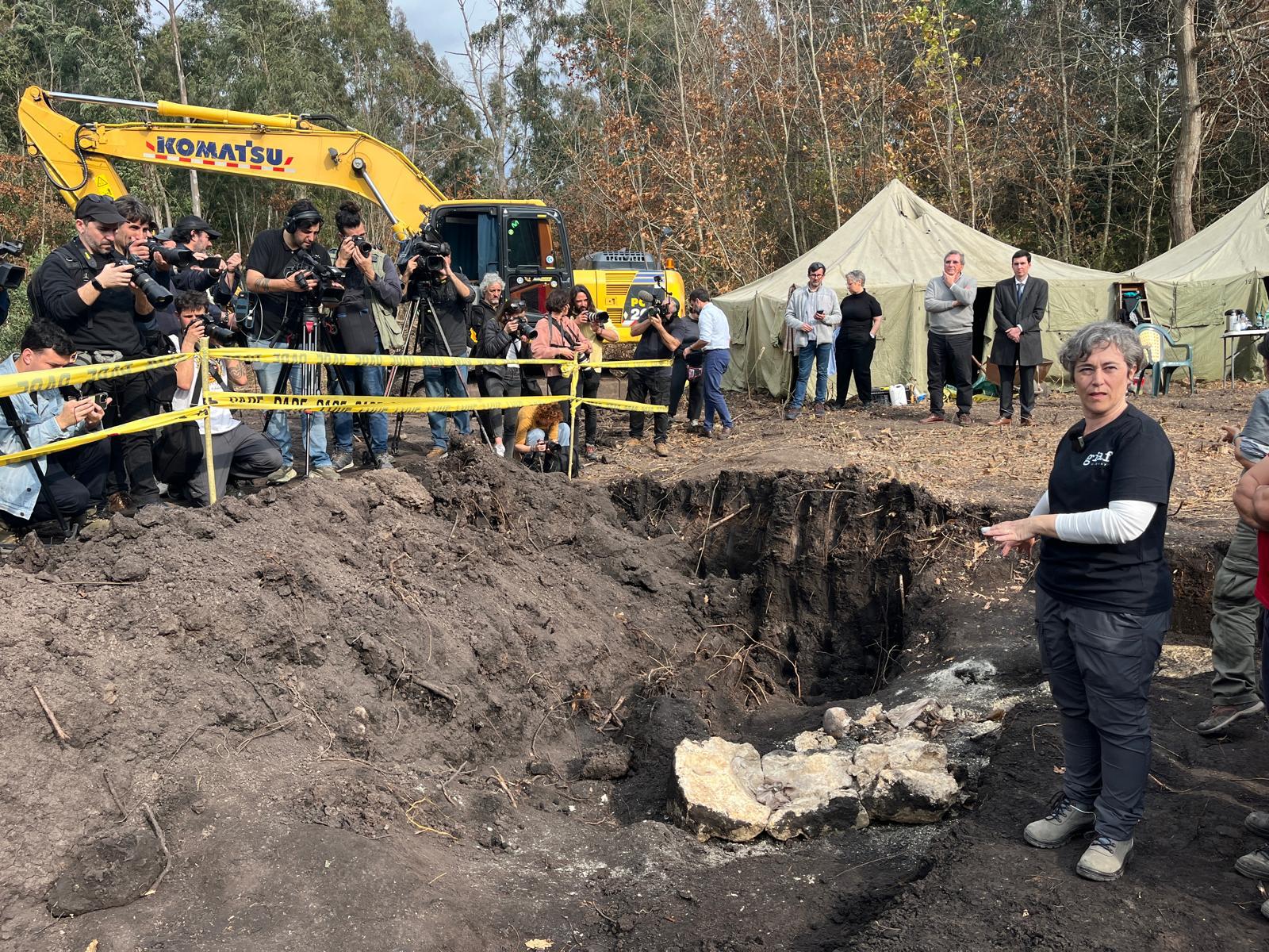 Antropóloga Alicia Lusiardo en Batallón 14