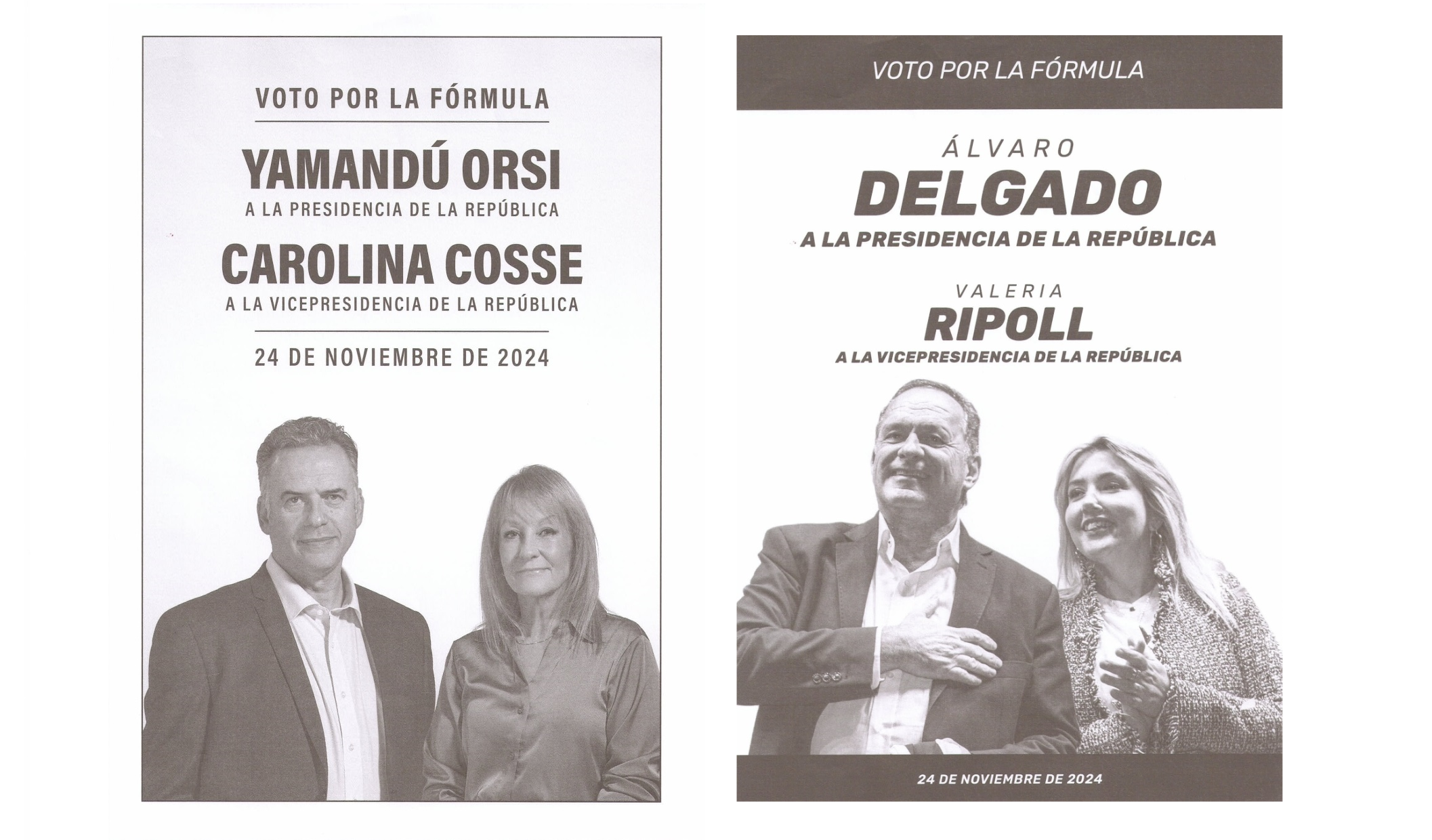 papeletas para la segunda vuelta