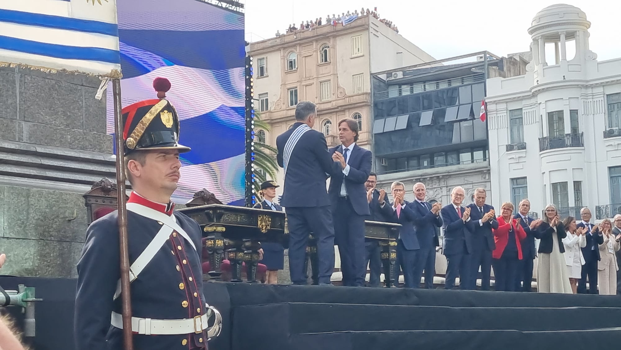 colocacion de banda presidencial