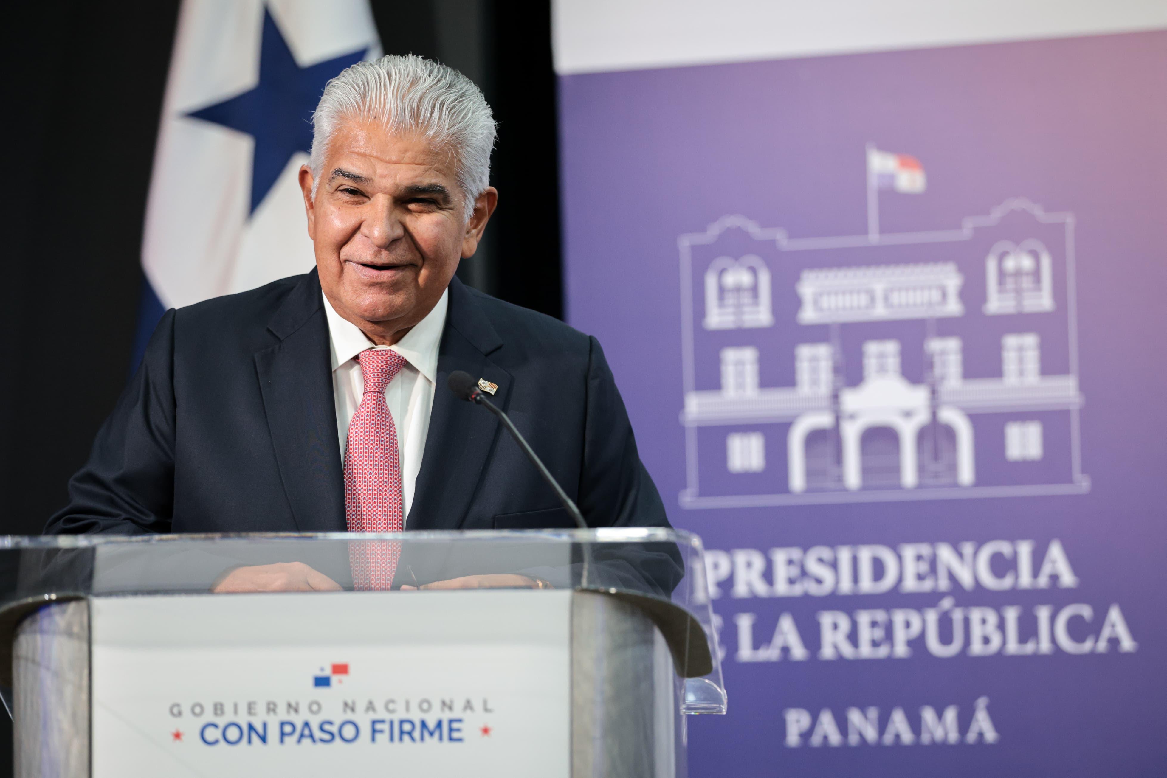 Presidente de Panamá José Raúl Mulino