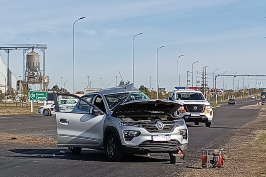 Siniestro en la intersección de las Rutas 21 y 12 entre auto y camión, falleció el conductor