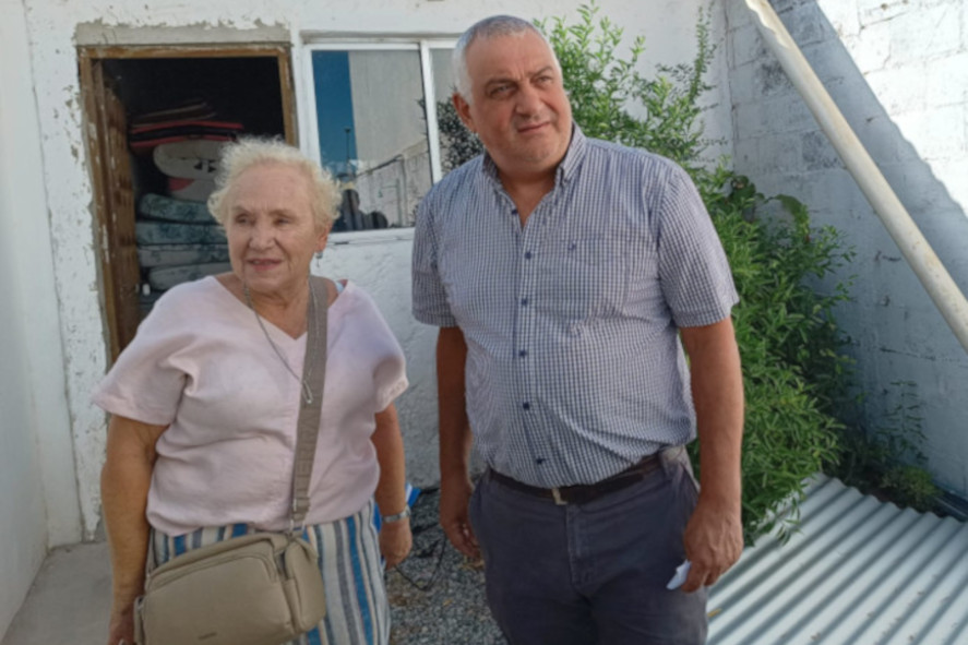 Presidenta de Cadis  Rosario Amoza y Martín Tierno 