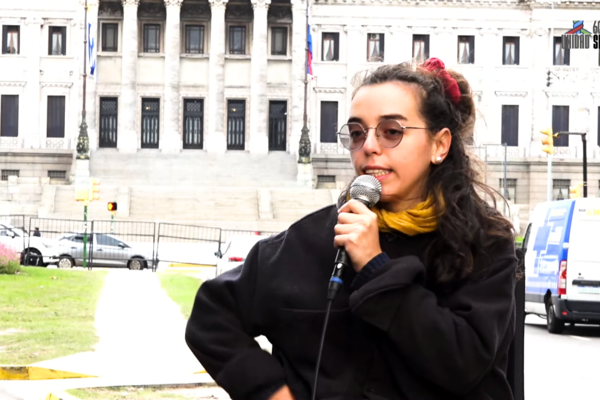 Selena Scotti destacó la importancia de la organización estudiantil y su vínculo con la clase trabajadora.