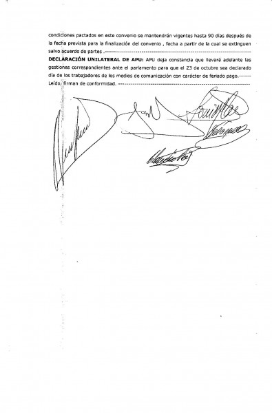 Convenio de radio 2010