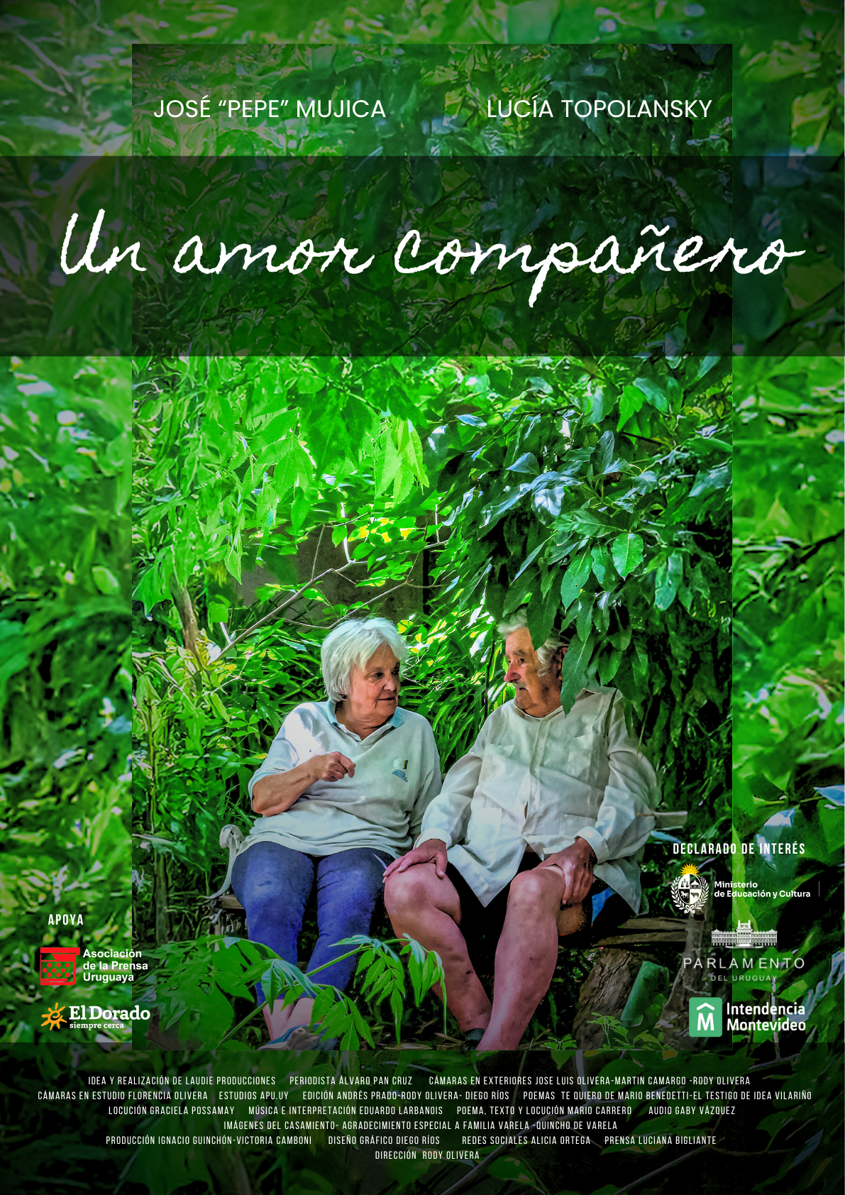 El documental que retrata la vida compartida entre Lucía Topolansky y José "Pepe" Mujica llega hoy a la gran pantalla con un evento homenaje. La obra también se convierte en libro, ampliando el registro de esta historia de amor, militancia y memoria.