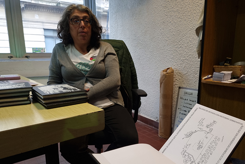 Ana Laura López, coordinadora del taller López de la Torre de la Facultad de Artes. Foto: Alejandro Diaz