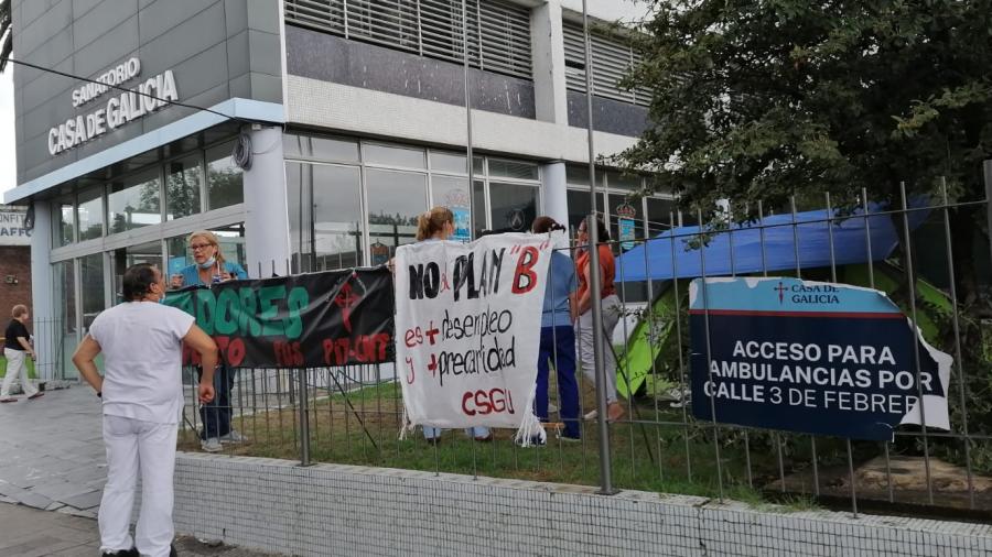 Casa de Galicia - Huelga de hambre