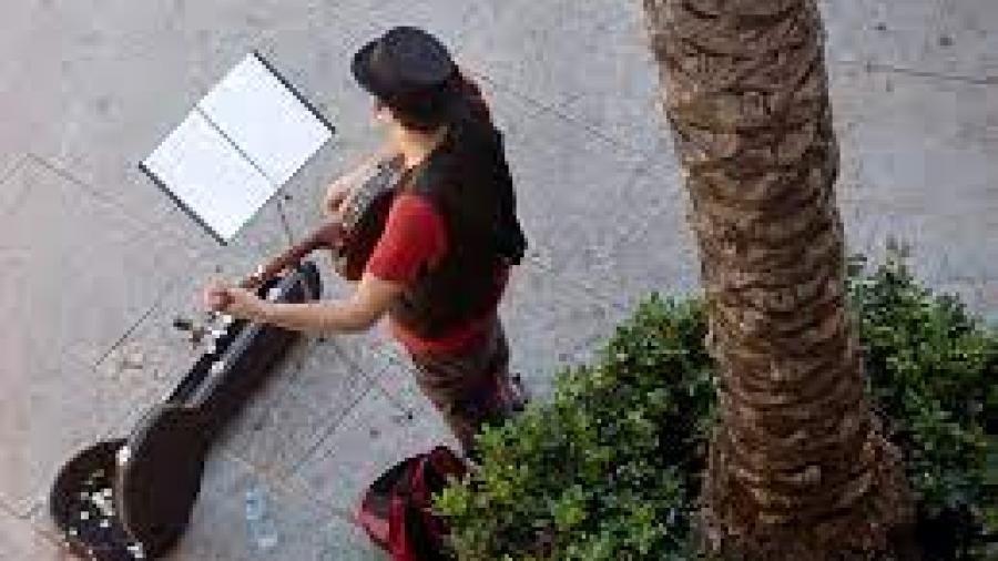Músico callejero