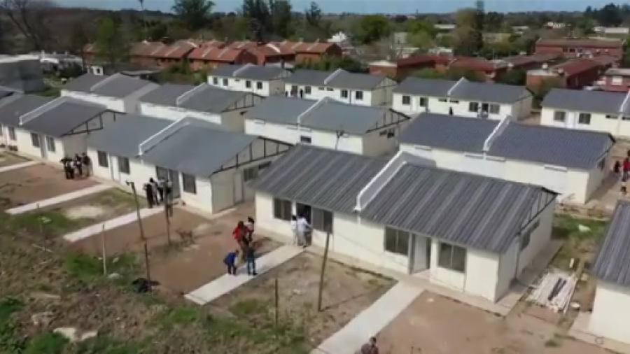 Viviendas construidas desde el PVS en Uruguay