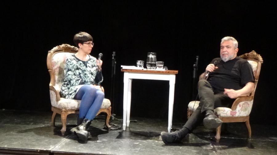 Azul Cordo y Cristian Alarcón en el Teatro Solis