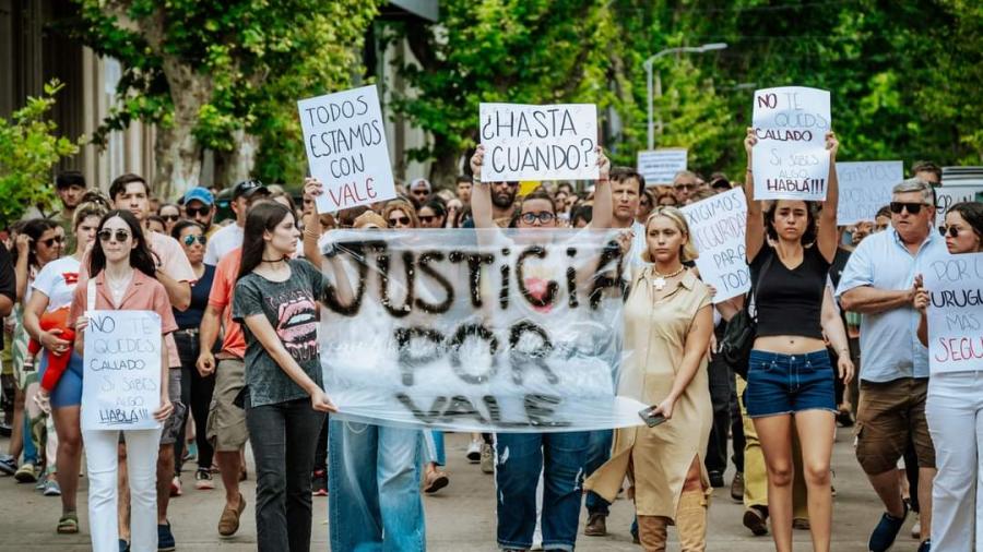 Marcha en Durazno contra la inseguridad