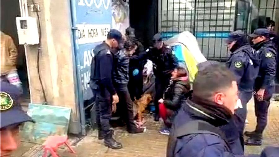 Captura de video viralizado en redes sociales.