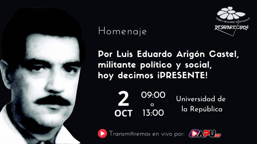 Homenaje Luis Eduardo Arigón