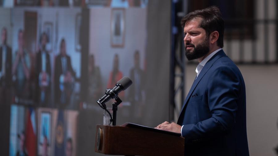 Presidente de Chile Gabriel Boric