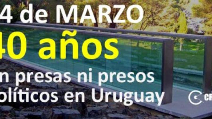 Convocatoria al homenaje en el Día del Liberado, realizada por la asociación Crysol