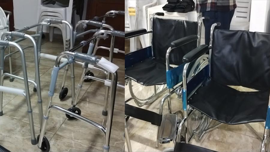 Elementos ortopédicos entregados en Artigas.