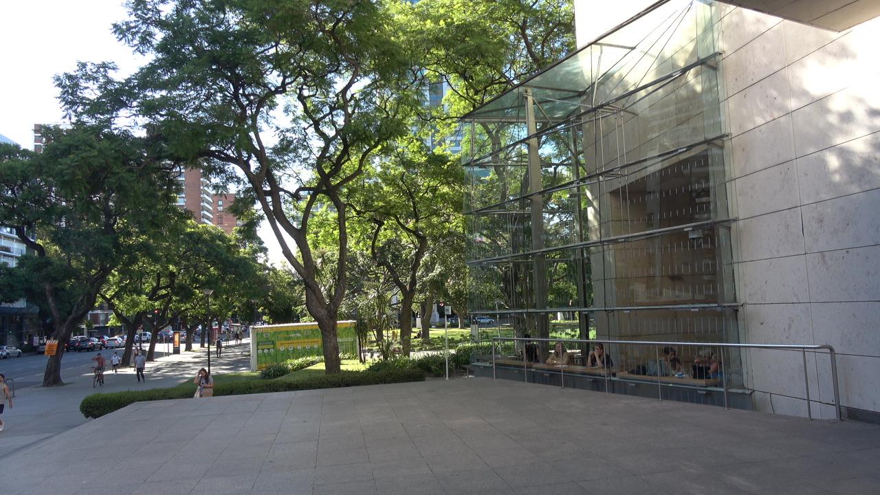 Entrada al MALBA en Buenos Aires