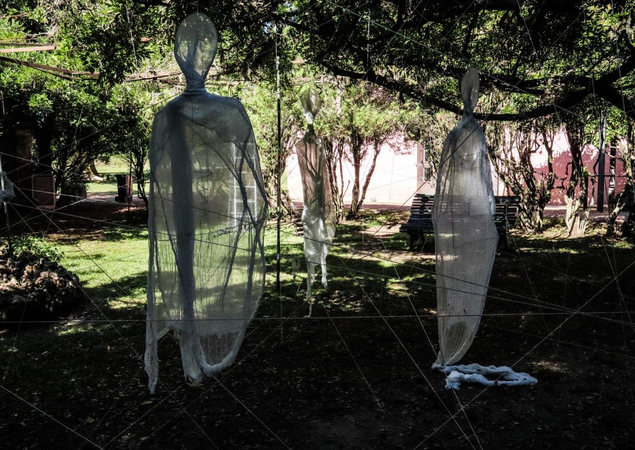 Entramadas en el Parque Capurro. Santa Lucia. Canelones.
