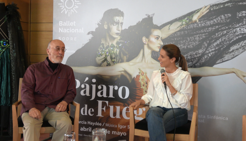 Conferencia de Prensa. El Pájaro de Fuego. Foto de Roberto Saban