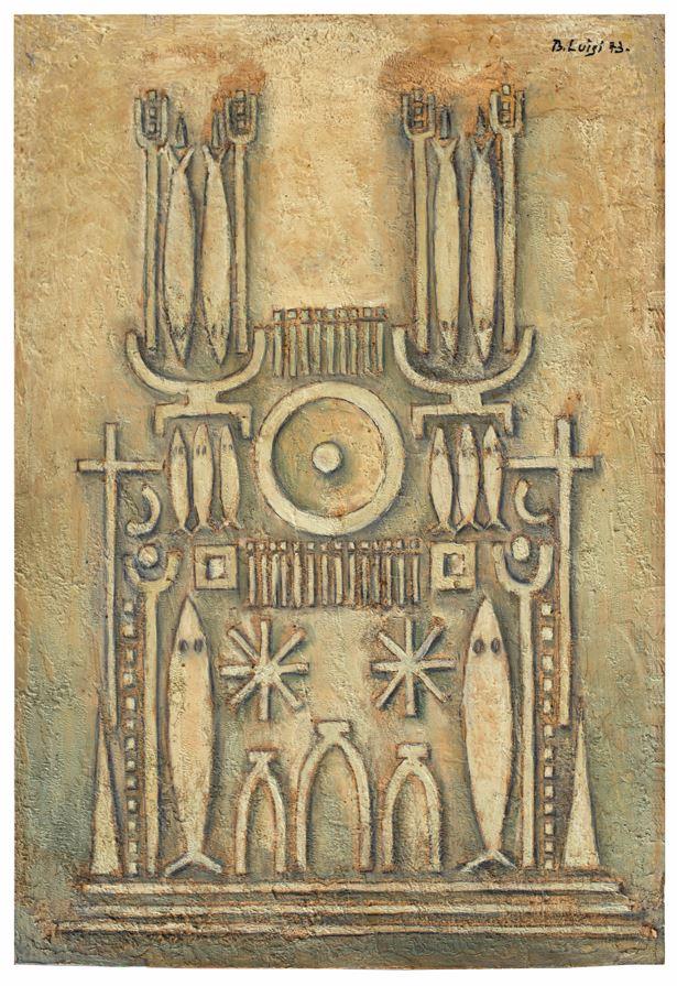 Obra al oleo de Berta Luisi