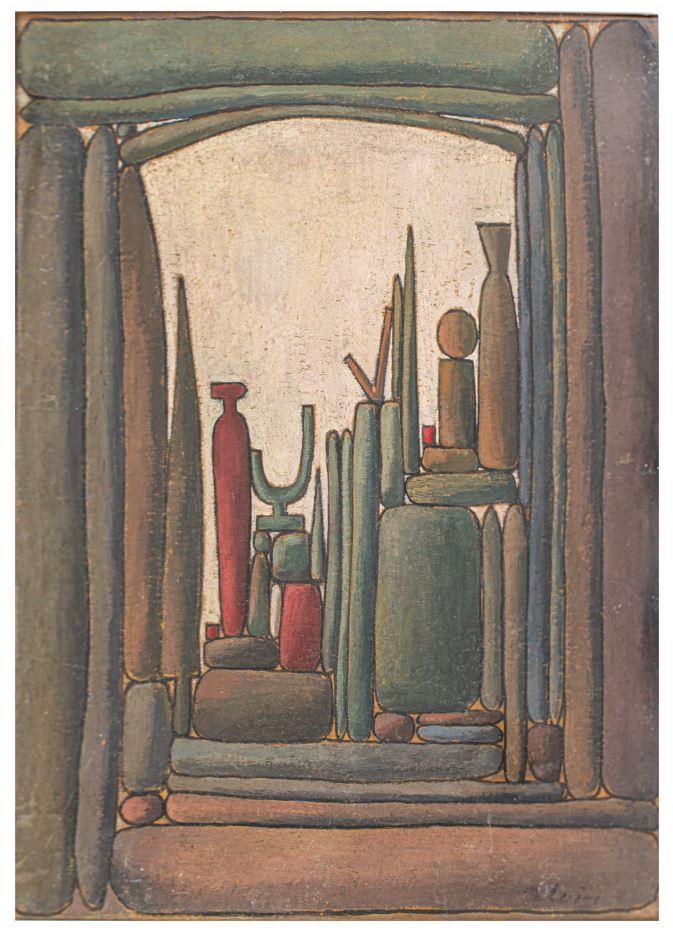 Obra al oleo de Berta Luisi