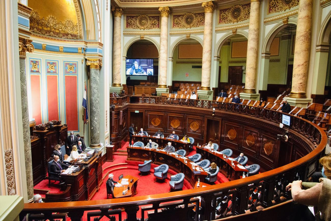  Foto: Sesión del senado. Parlamento.gub.uy