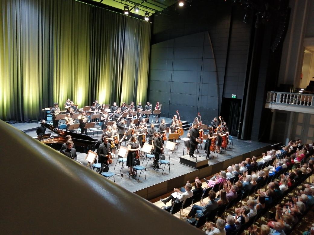 Orquesta Juvenil en Kassel. Foto: Marlene Montes de Sommer