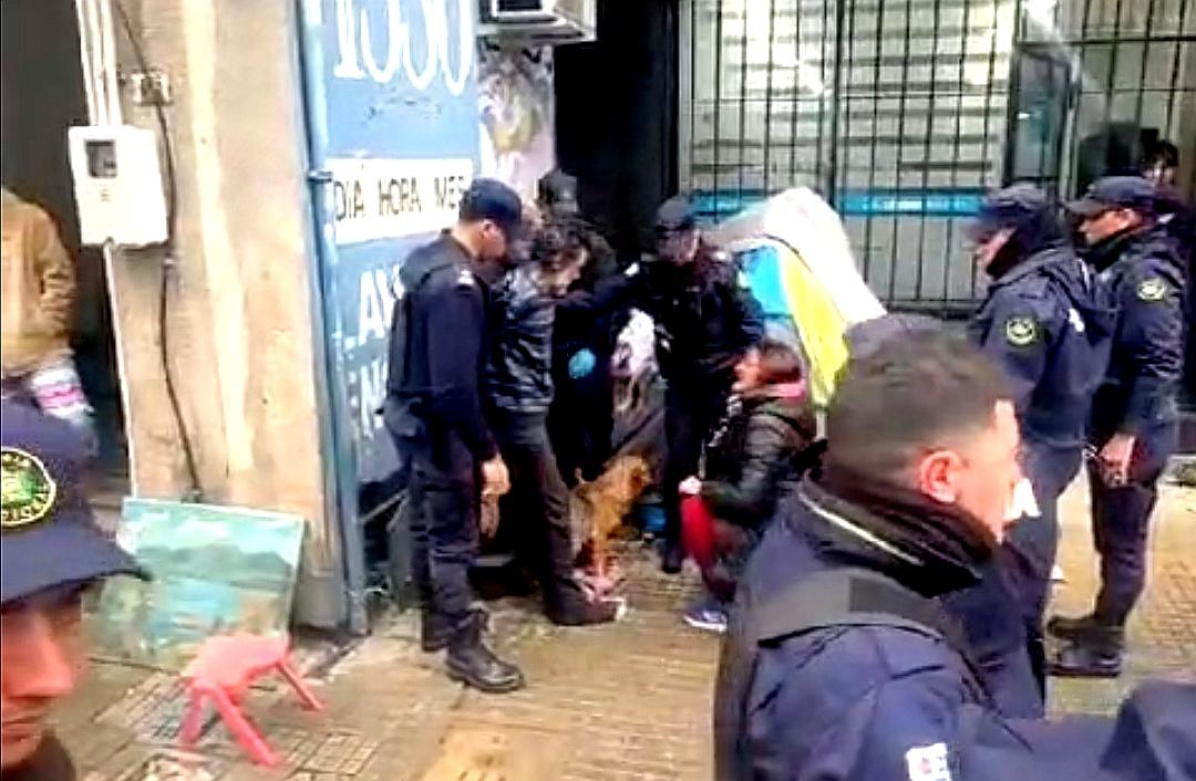 Captura de pantalla de video viralizado en redes sociales.