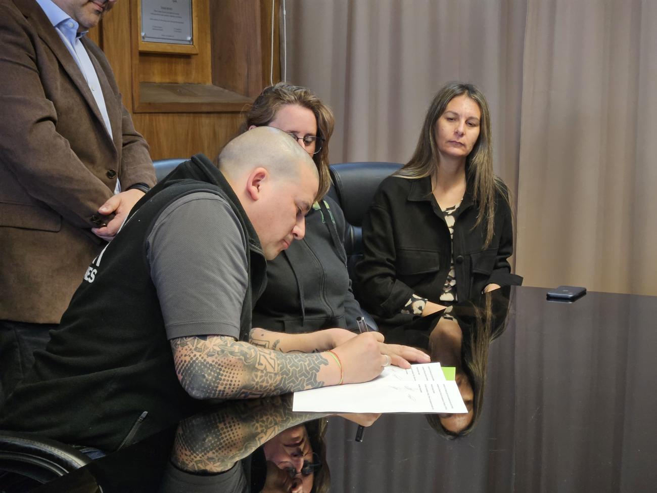 Presidente de Adeom Canelones Santiago Sartori