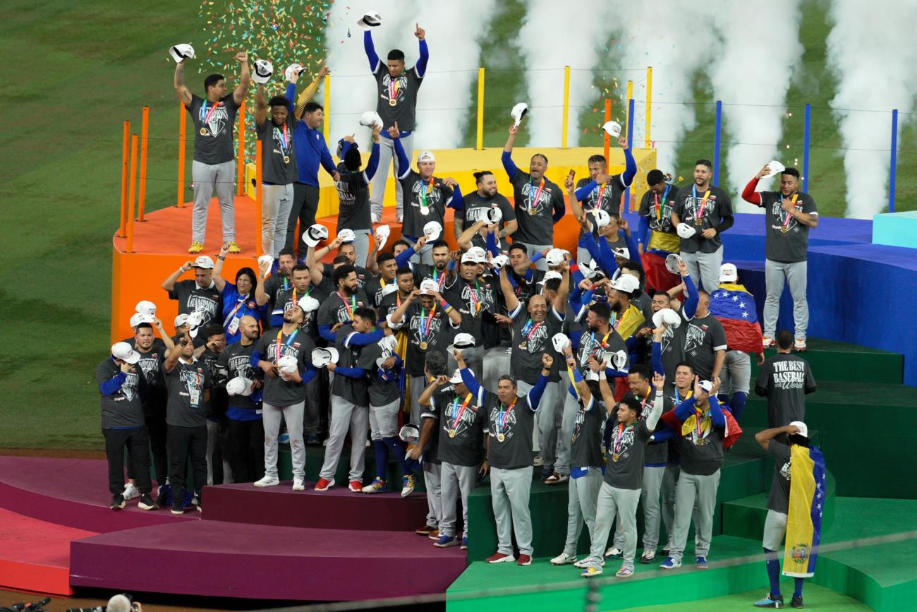 El trofeo y la Selección Venezuela. 