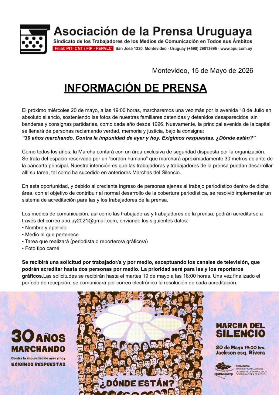 Marcha del Silencio 