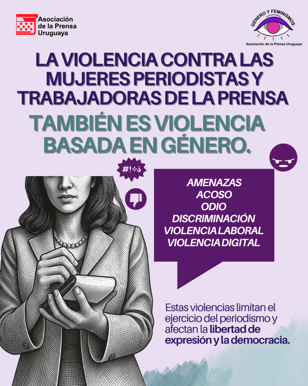 APU propone incorporar la protección de las mujeres periodistas y trabajadoras de la prensa al Plan Nacional de Género