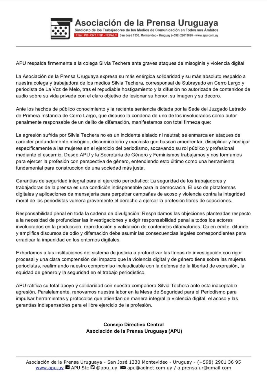 Comunicado APU